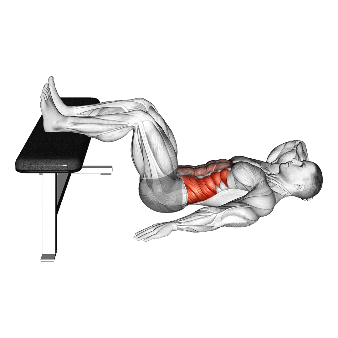 Oblique Crunch demonstration