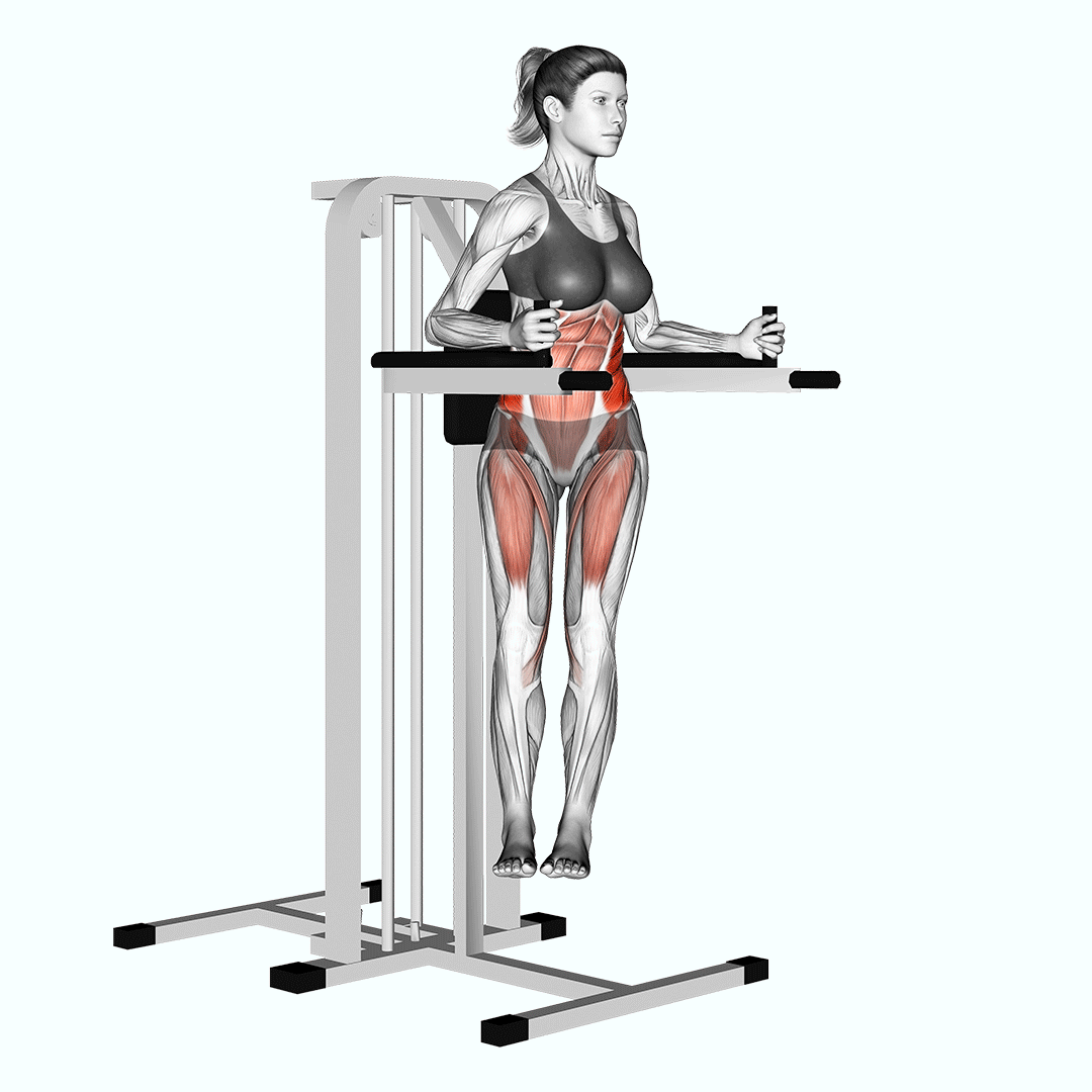 Twisted Leg Raise demonstration
