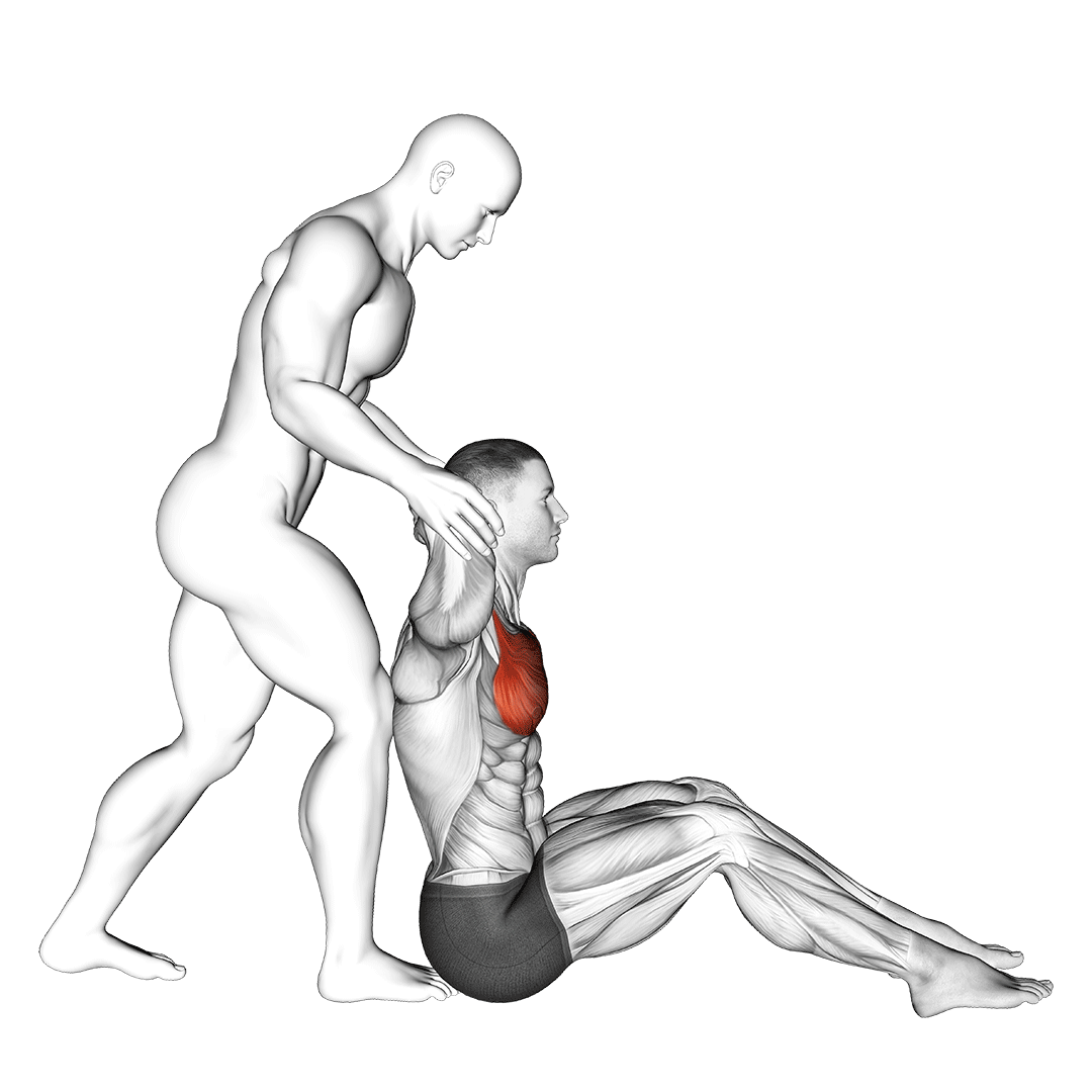 Behind Head Chest Stretch demonstration