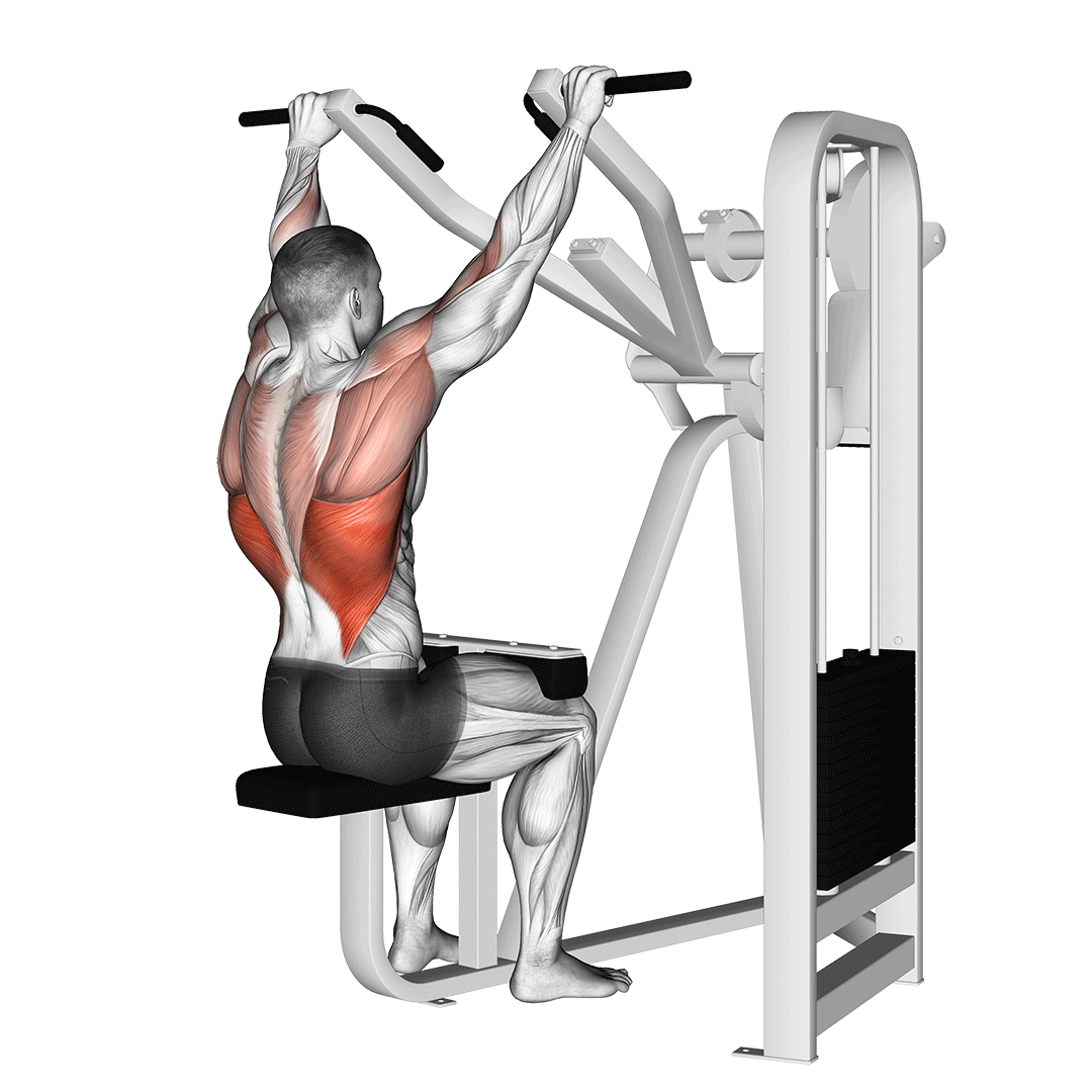 Lat Pulldown Machine demonstration