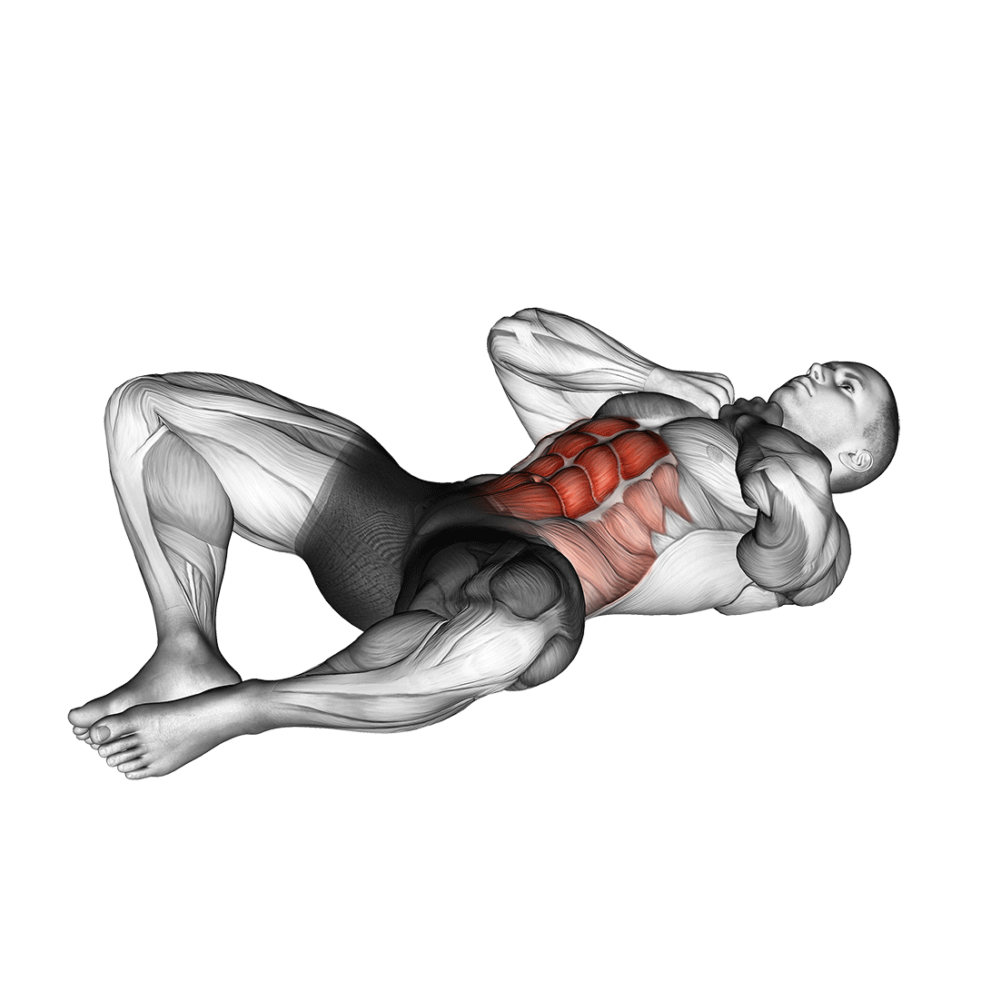 Groin Crunch demonstration