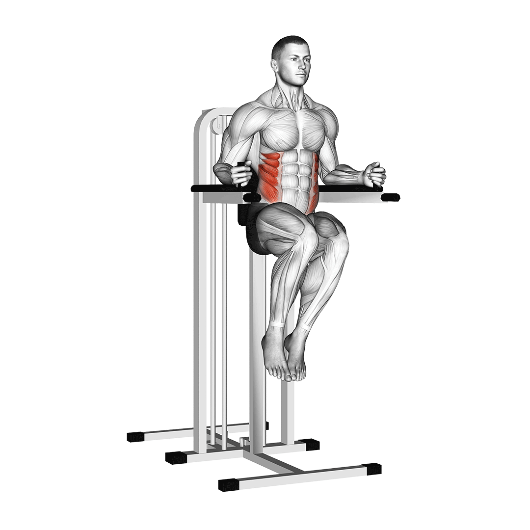 Side Hip (On Parallel Bars) demonstration