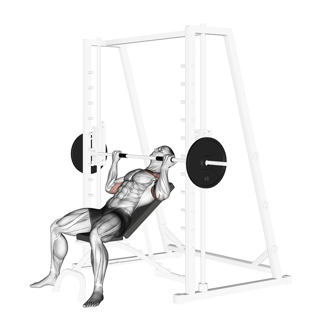 Smith Incline Reverse-Grip Press demonstration