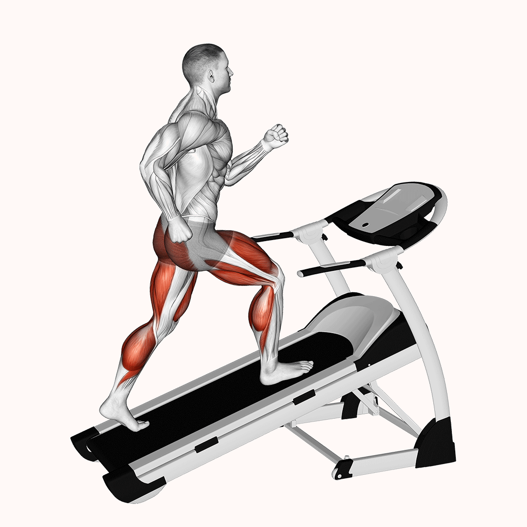 Walking On Incline Treadmill demonstration