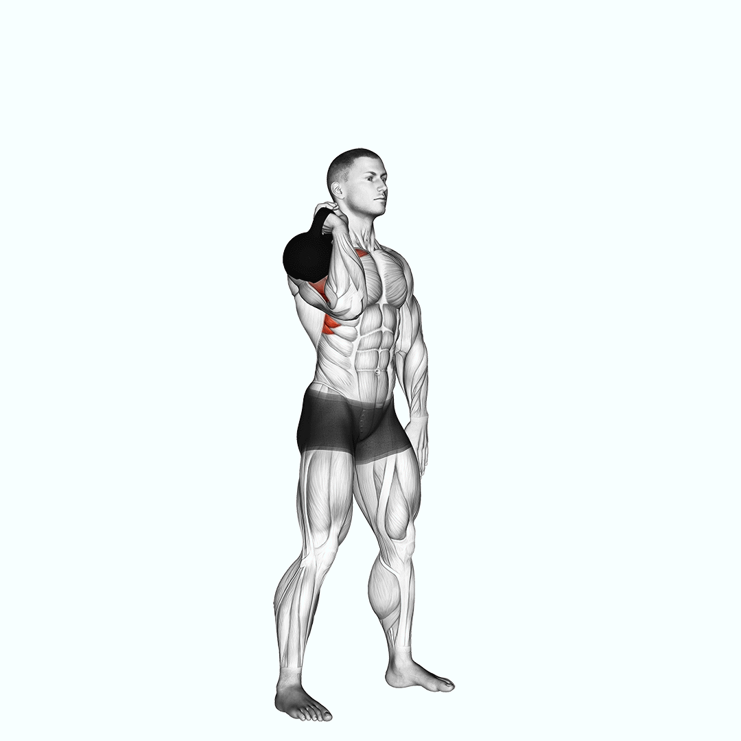 Kettlebell One Arm Push Press demonstration