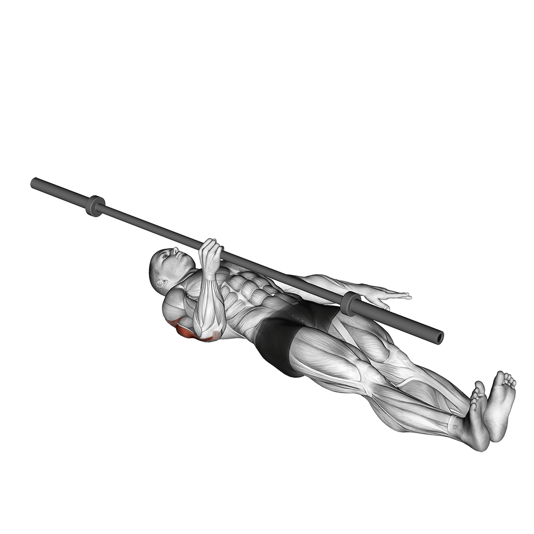 Barbell One Arm Floor Press demonstration