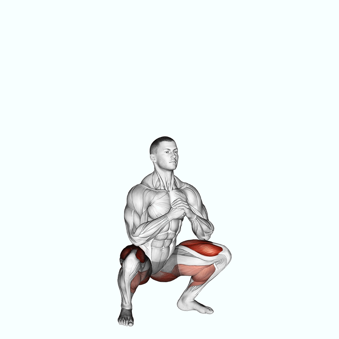 Bodyweight Drop Jump Squat demonstration
