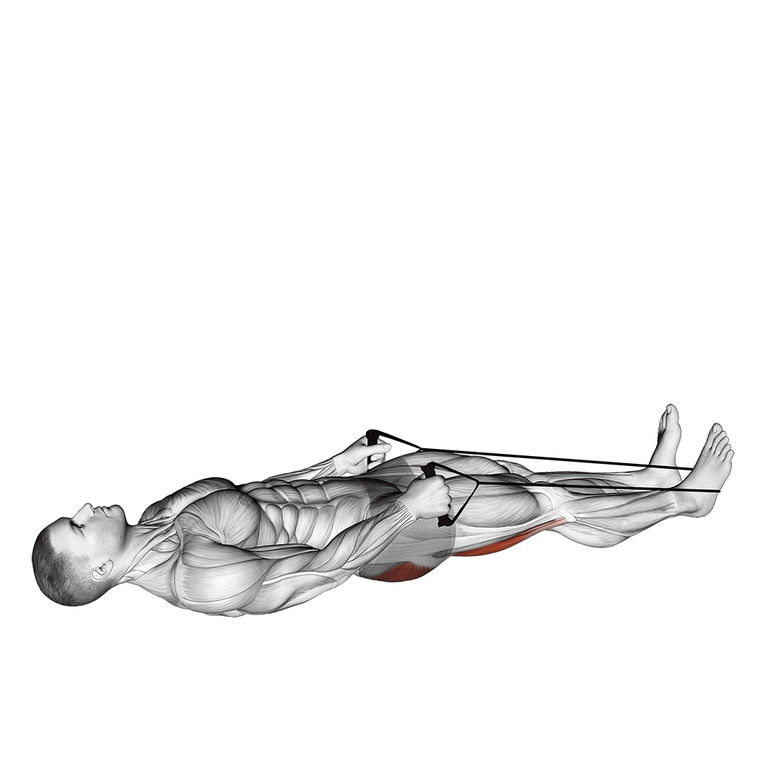 Rope Reclining Big Toe Pose demonstration