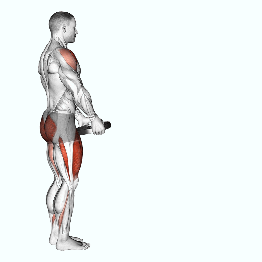 Weighted Lunge With Swing demonstration
