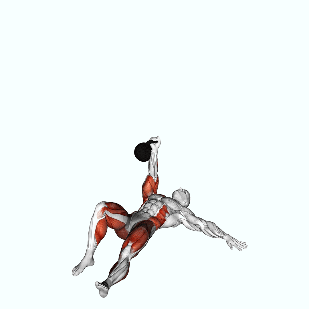 Kettlebell Turkish Get Up (Squat Style) demonstration
